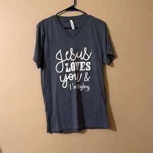 blue tee
